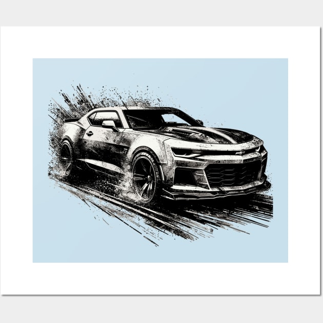 Chevrolet Camaro Wall Art by Vehicles-Art